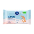 Servetele Umede pentru Bebelusi Nivea Baby Soft & Cream, 57 Bucati