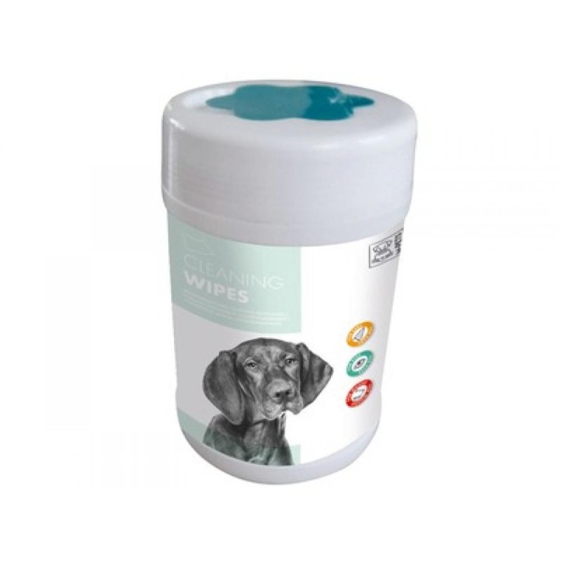 Servetele Umede pentru Caini si Pisici, Flacon 80 Bucati, M-Pets