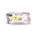 Servetele Umede pentru Pisici 5 in 1, KitCat Lamaie, 80 Bucati