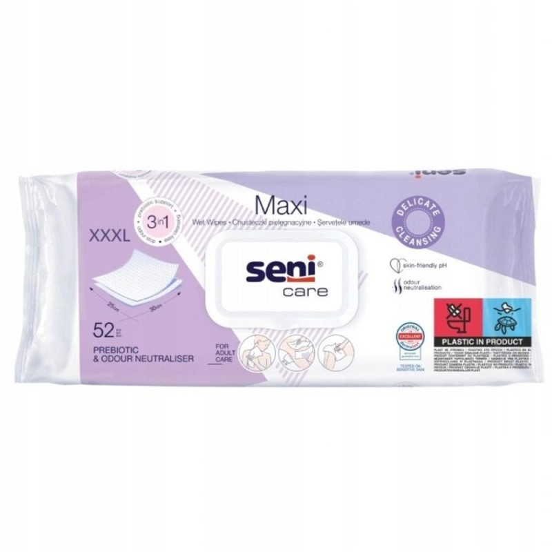 Servetele Umede Seni Care Maxi, 52 Bucati