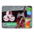 Set 10 Godete Acuarele Aqua Brique Cretacolor