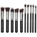 Set 10 Pensule Machiaj Profesionale SensoPRO Milano, Classy Black + Cadou