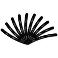 Set 10 Pile Unghii Banana Granulatia 100/150, SensoPRO Milano, Negru