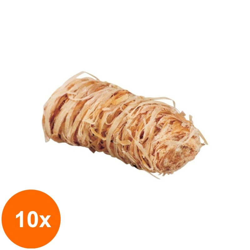 Set 10 x 12 Lana de Lemn pentru Aprins Focul, Jolie