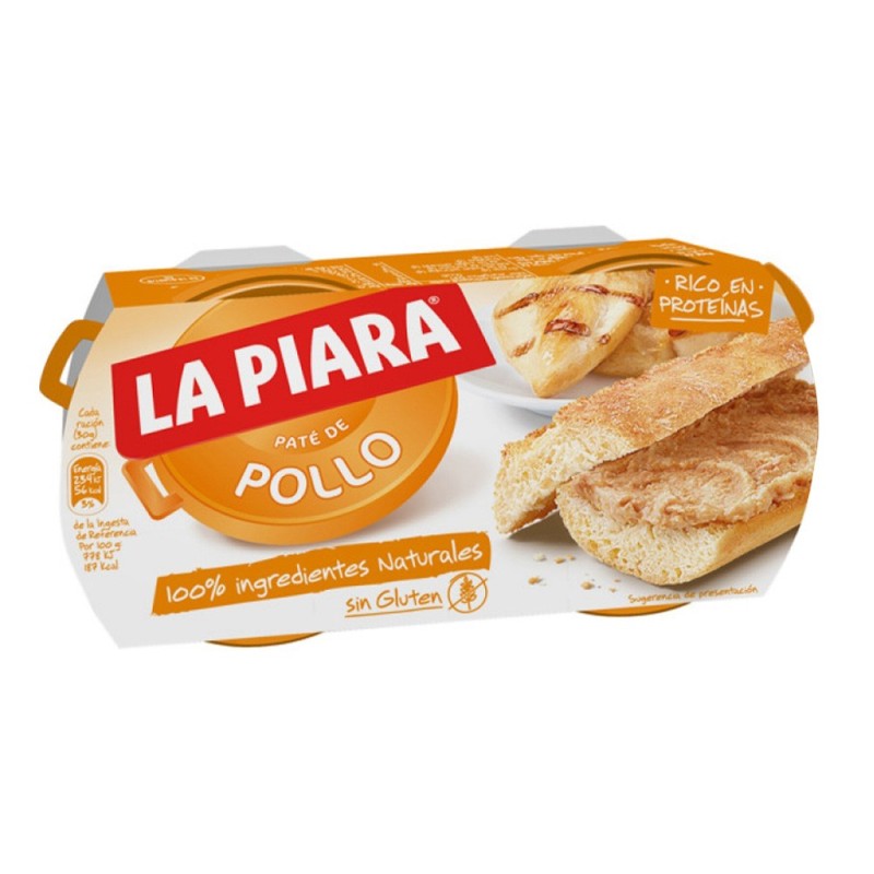 Set 10 x 2 Pate de Pui La Piara, 75 g