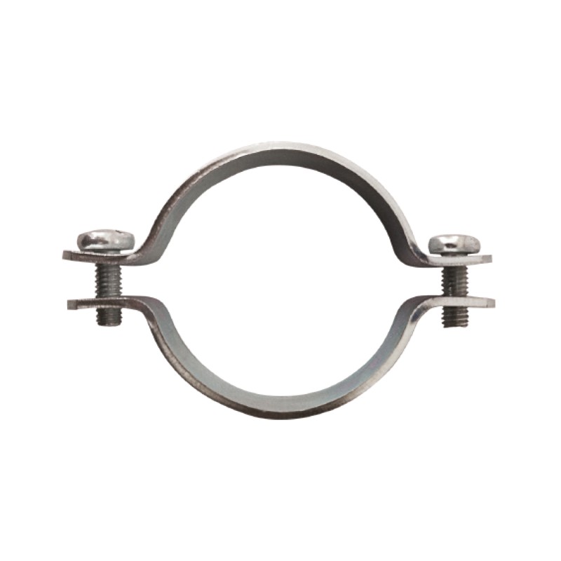 Set 10 x Brida Banda Pentru Stalpi Rotunzi Ø 48.3 Mm Ø 1.5 Inch Acoperire Zincat Electrolitic