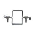 Set 10 x Brida Fixare Traseu Pentru Stalpi Rectangulari Dimensiuni Stalp 60x40 Mm Acoperire Zincat Electrolitic