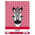 Set 10 x Caiet A4, 80 File, Spirala, Matematica, Cute Animals, Motiv Zebra