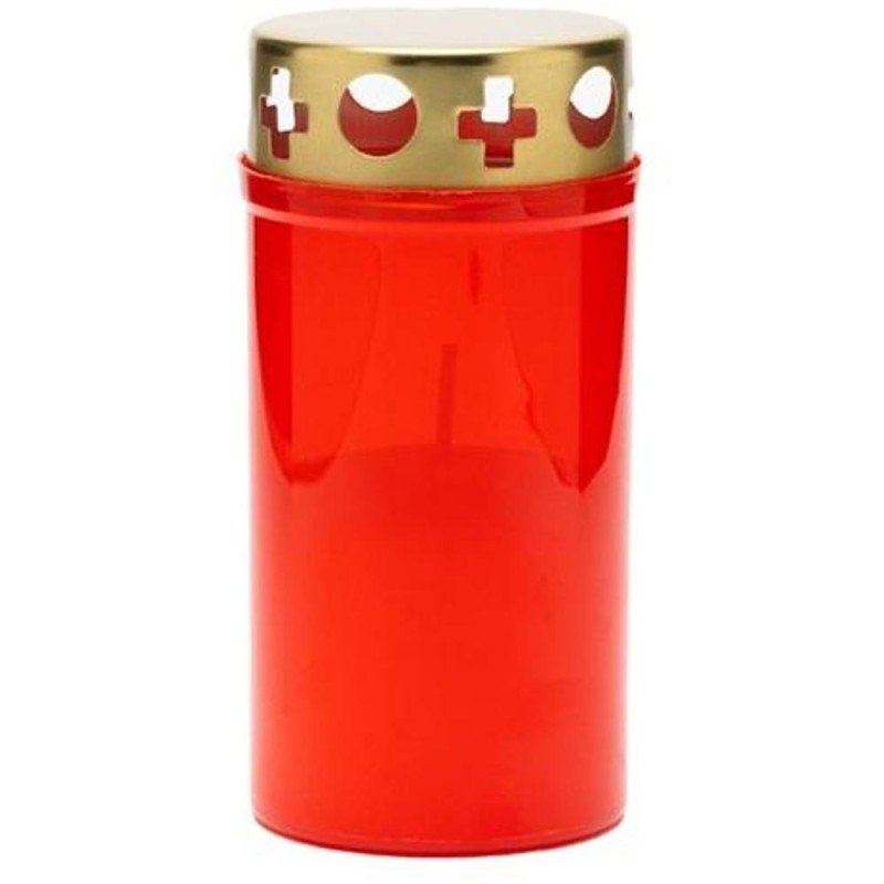 Set 10 x Candela cu Capac, Plastic, LCA, Ceara Alba