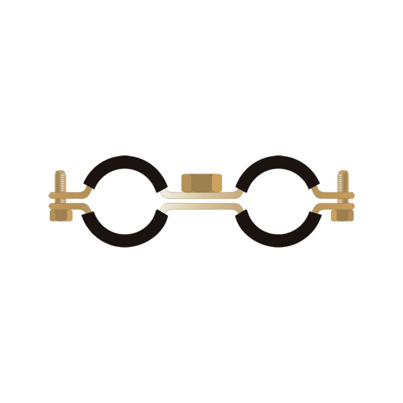 Set 10 x Colier Dublu Orizontal Protectie de Cauciuc-12