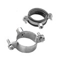 Set 10 x Colier Ranforsat-banda 20x2.0mm Fara Protectie Cauciuc Piulita M10-2"-60mm