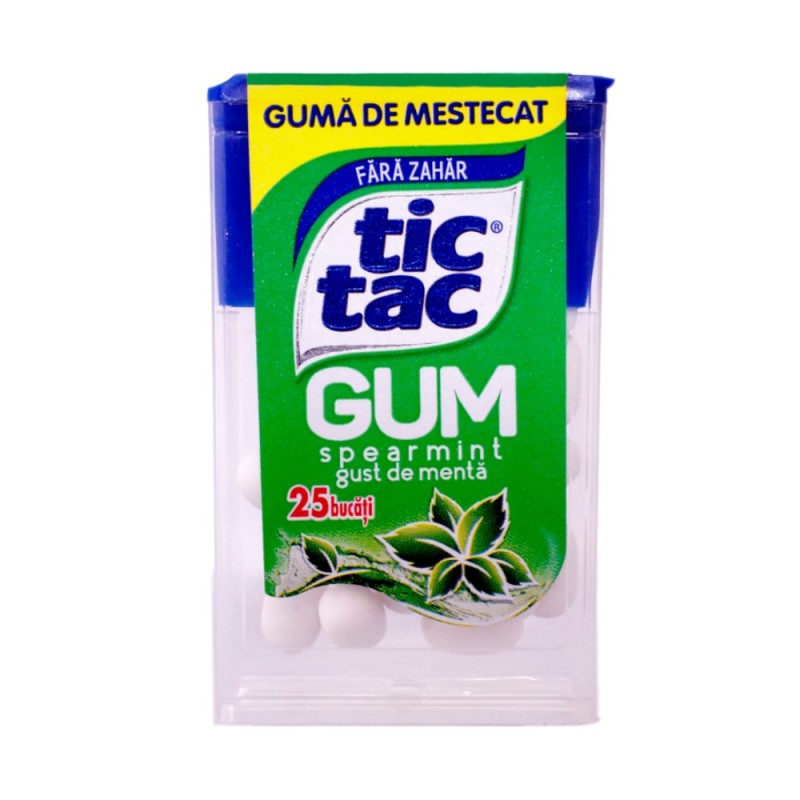 Set 10 x Guma Tic Tac Spearmint, 12.1 g