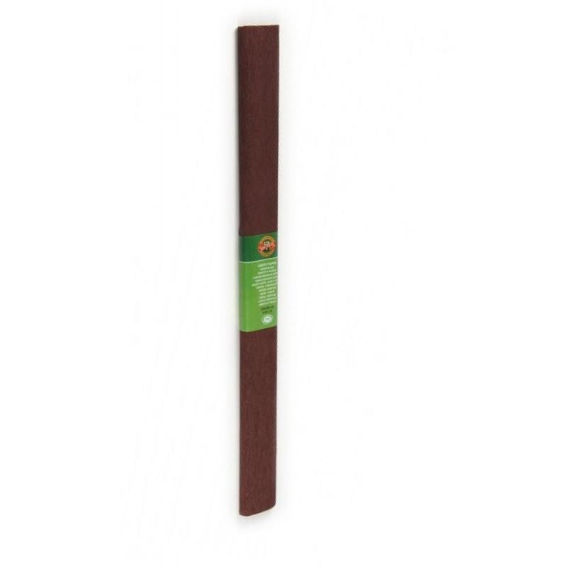 Set 10 x Hartie Creponata Colorata, Maron Inchis