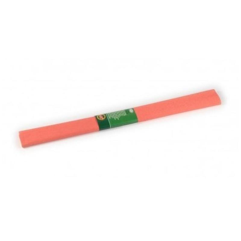 Set 10 x Hartie Creponata Colorata, Rosu Somon