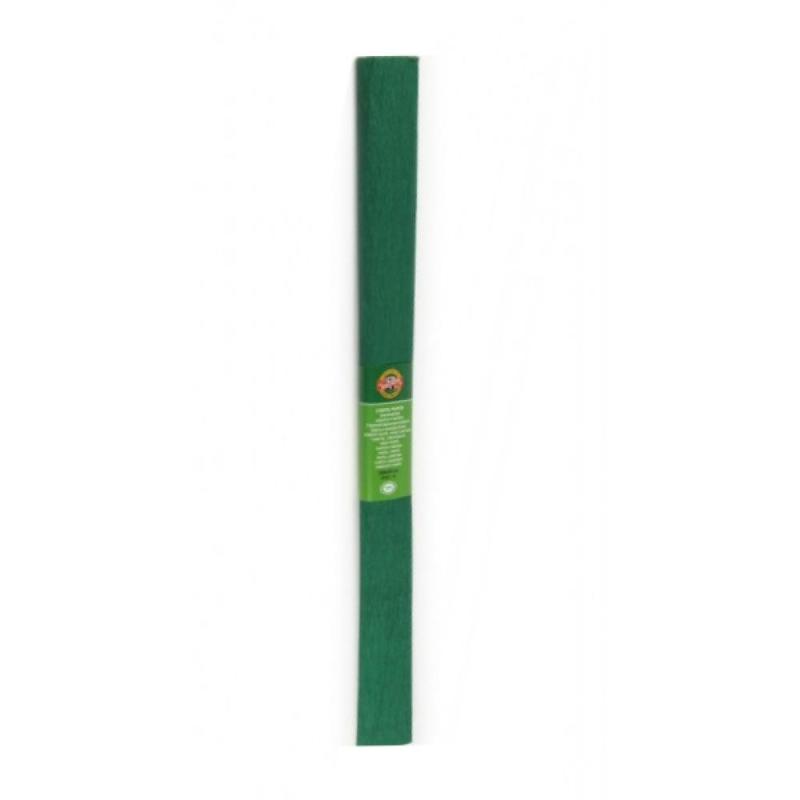Set 10 x Hartie Creponata Colorata, Verde Inchis