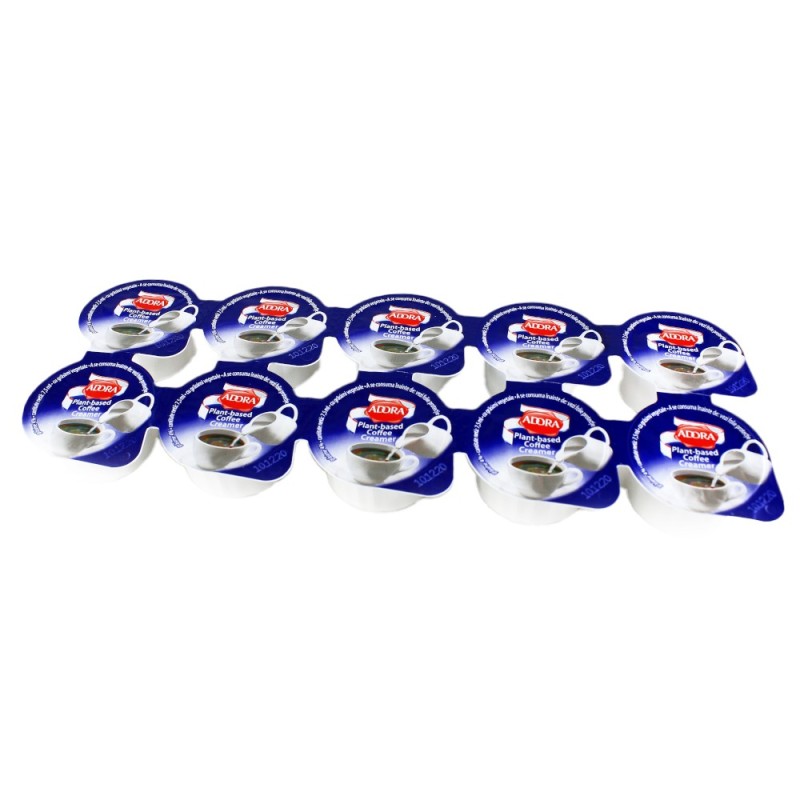 Set 10 x Lapte pentru Cafea cu 4% Grasimi Vegetale, Adora, 10 x 7.5 g