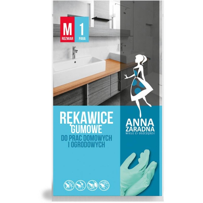 Set 10 x Manusi Cauciucate Anna, Marimea M