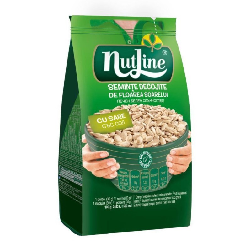 Set 10 x Miez de Seminte de Floarea Soarelui, Nutline, cu Sare, 100 g