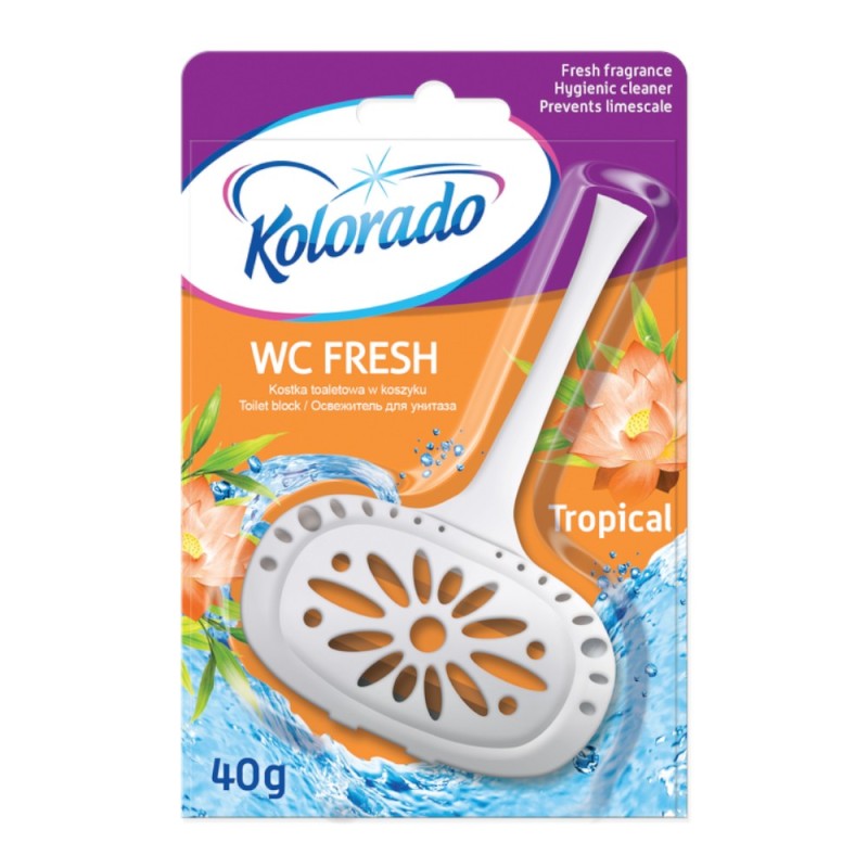 Set 10 x Odorizant WC cu Suport, Tropical, Kolorado, 40 g