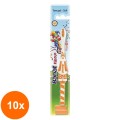Set 10 x Periuta de Dinti Banat Junior Pikolo Soft 5+ Ani