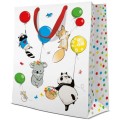 Set 10 x Pungi Cadou Mari, Animal Party, 30 x 41 x 12 cm, Perfecto