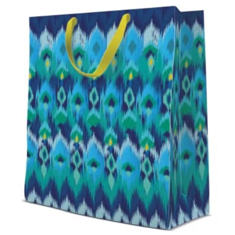 Set 10 x Pungi Cadou Mari, Peacock Feathers, 30 x 41 x 12 cm, Perfecto