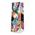 Set 10 x Pungi Cadou, pentru Sticle, Colorful Exotic, 12 x 37 x 10 cm, Perfecto