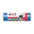 Set 10 x Saci de Gunoi, viGO, cu Banda, 35 l, 15 Bucati