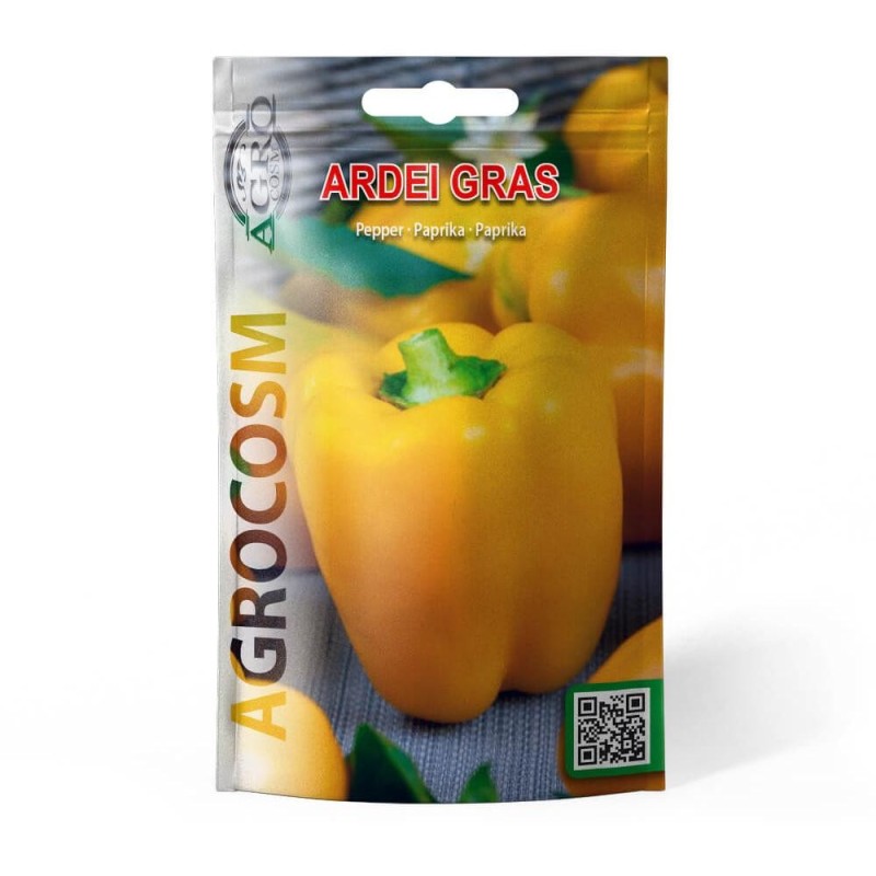 Set 10 x Seminte Ardei Gras Asti Yellow, Agrocosm