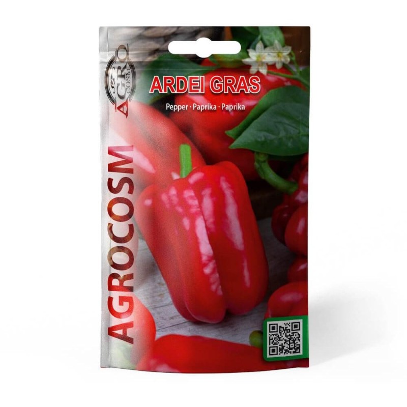 Set 10 x Seminte Ardei Gras California Wonder, 45 Boabe, Agrocosm