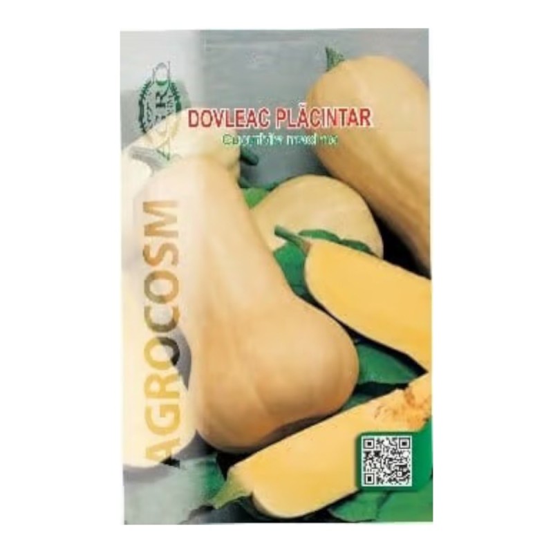 Set 10 x Seminte Dovleac Placintar Waltham Butterbut, Agrocosm
