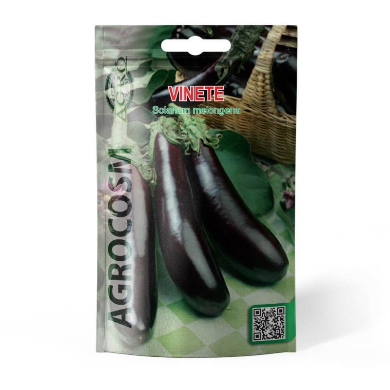 Set 10 x Seminte Vinete Long Purple, Agrocosm