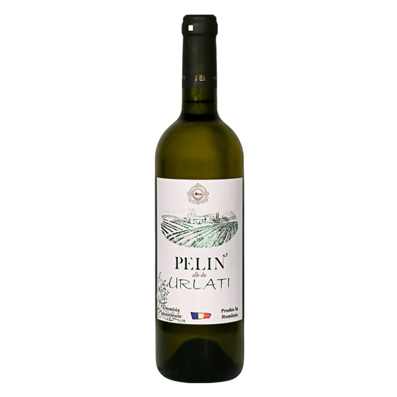 Set 10 x Vin Alb Pelin de Urlati Demisec, 0.75 l