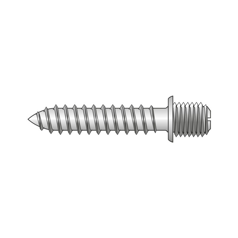 Set 100 x Holsurub Cap Metric Otel Zincat Galben-M 6x 50