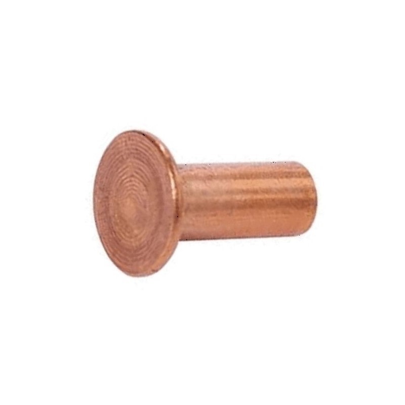 Set 100 x Nit Tubular Forma B, DIN 7338, Cupru, 8 x 30