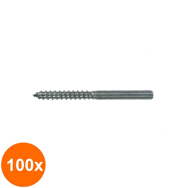 Set 100 x Prezon Pentru Lemn Inox A2 -10.0 x 100