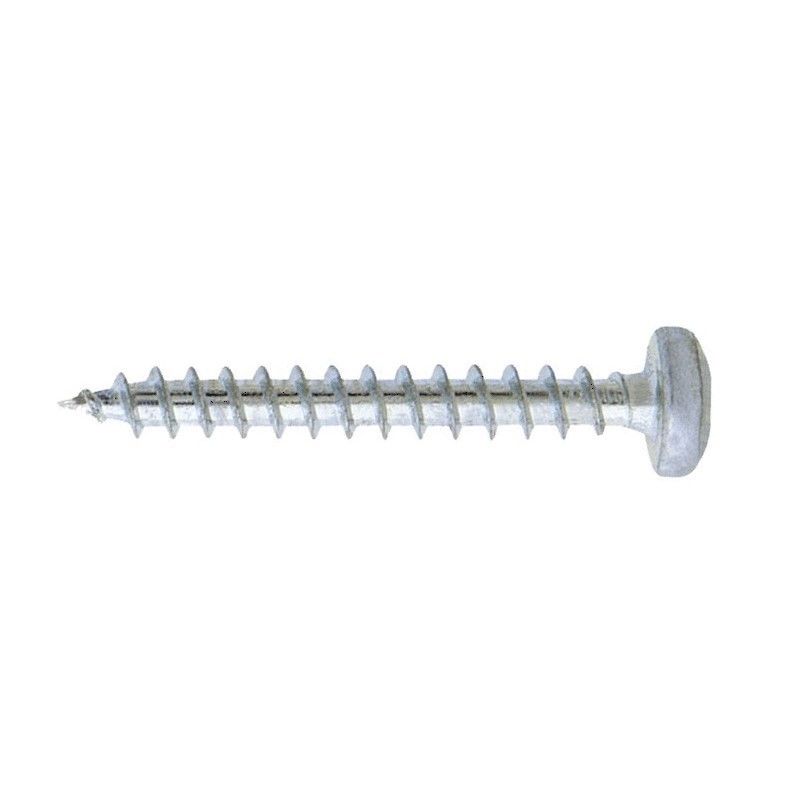 Set 100 x Surub pentru Pal cu Cap Bombat Inox A2, 3 x 30