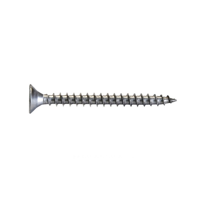 Set 100 x Surub pentru Pal cu Cap Inecat Inox A2, 6.0 x 80 / Pz3