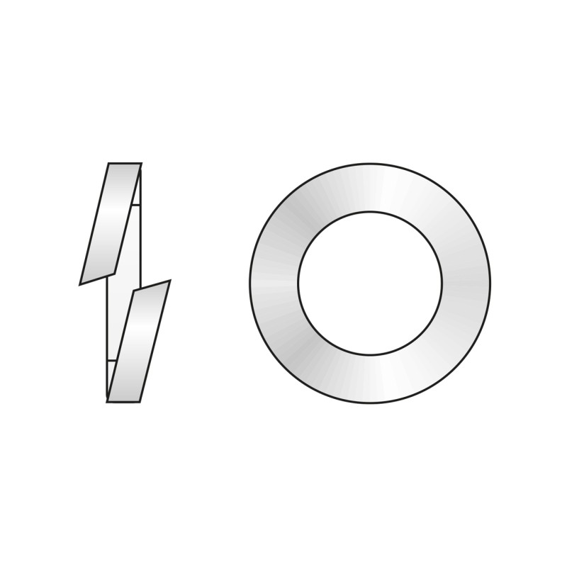 Set 1000 x Saiba Grower pentru Suruburi Cap Inbus 7980 Otel Zincat-5