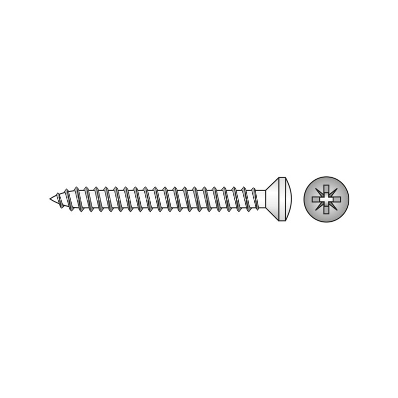 Set 1000 x Surub Pal Cap Semibombat Otel Zincat-5.0 X 30pz2