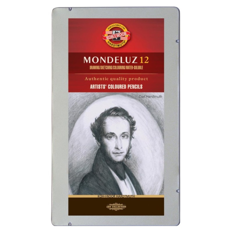 Set 12 Aquarell Mondeluz Gri