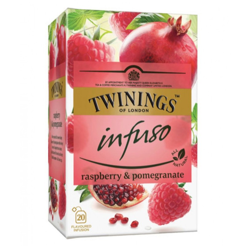 Set 12 x 20 Pliculete Ceai de Zmeura & Rodie Twinings