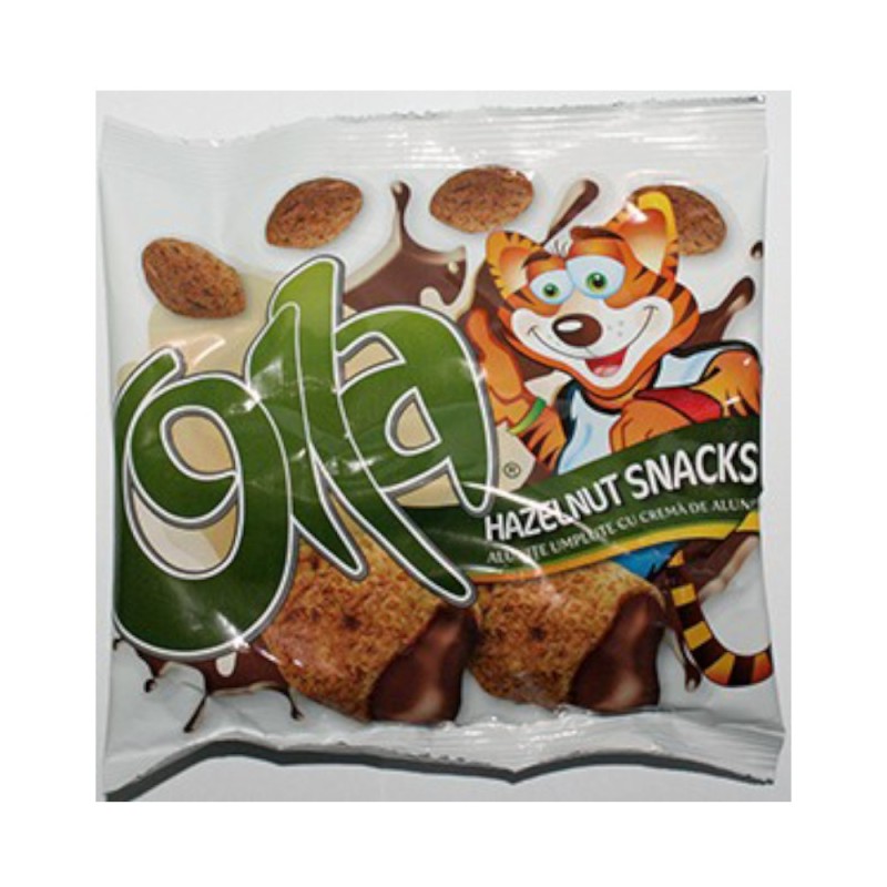 Set 12 x Alunite Olla, Snacks, cu Crema de Alune, 100 g