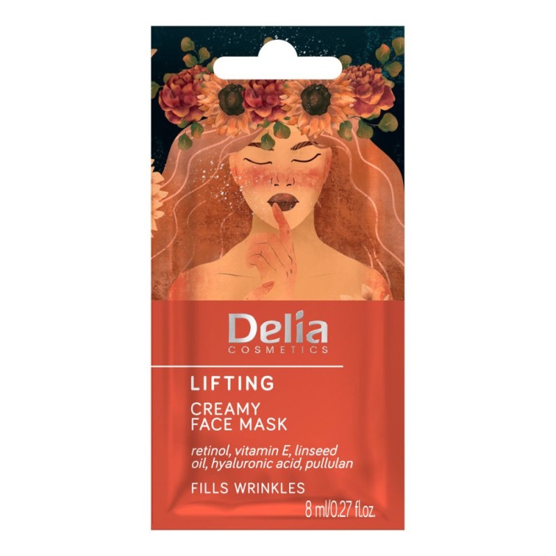 Set 12 x Masca de Fata Tip Crema Delia, Efect de Lifting, 8 ml