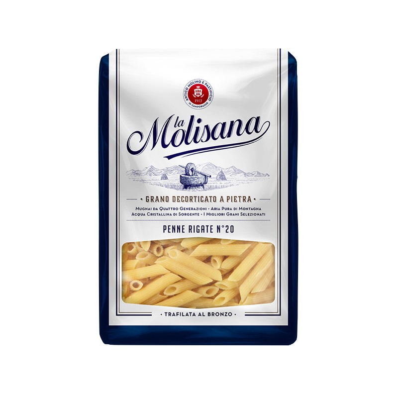 Set 12 x Paste Penne Rigate No20 La Molisana, 500 g