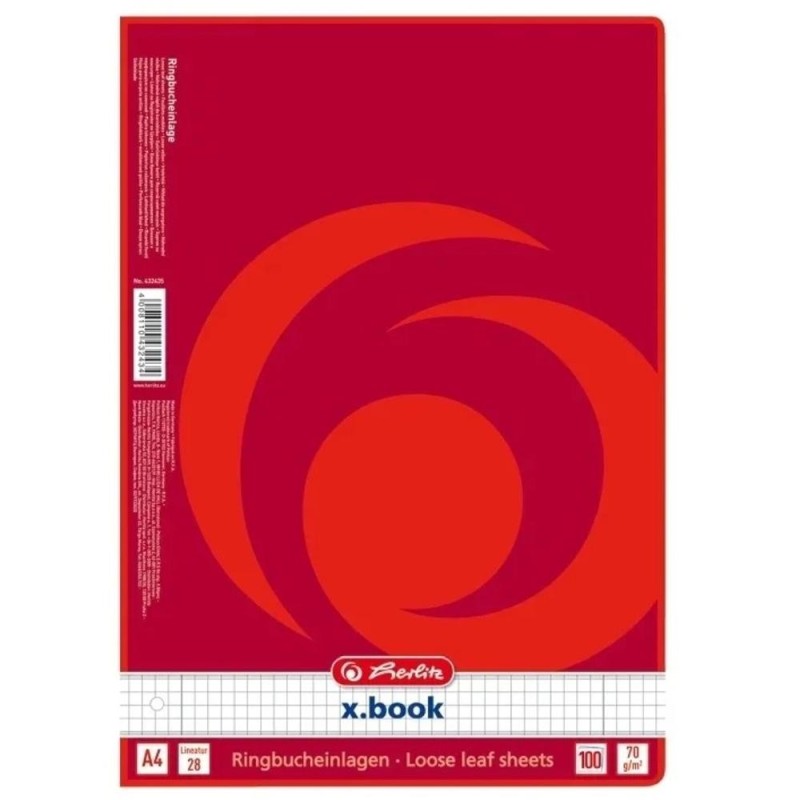 Set 12 x Rezerva Caiet Mecanic A4 100 File Patratele