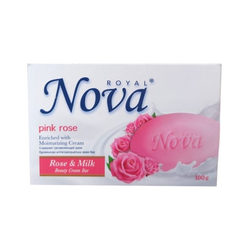 Set 12 x Sapun Solid Mike Nova, cu Trandafir si Lapte, 100 g