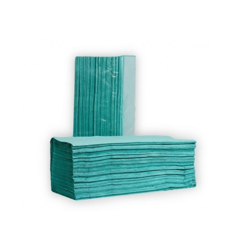 Set 130 Prosoape Pliate ZZ Verde 2 Straturi