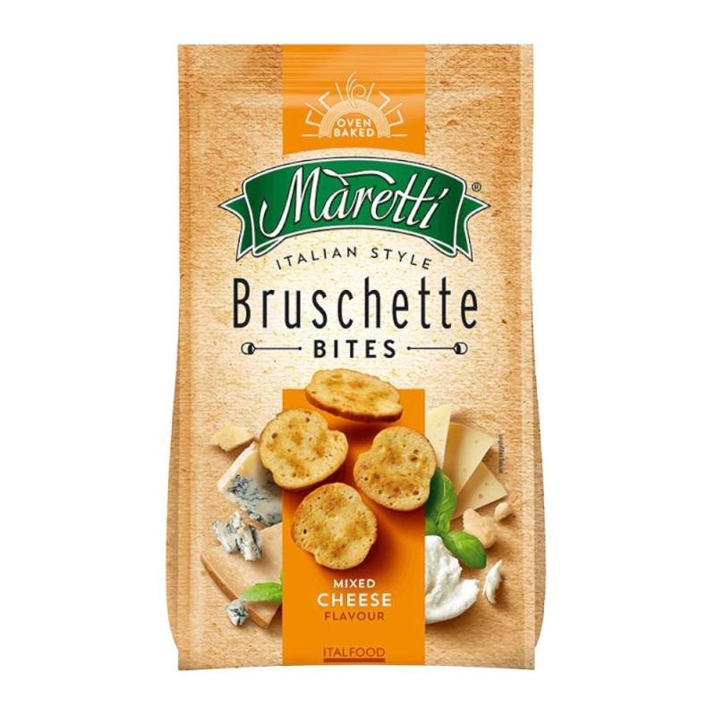Set 14 x Bruschete Maretti, cu Aroma de Branza, 70 g