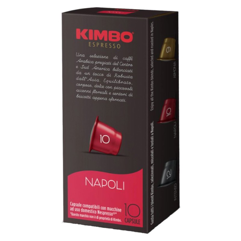 Set 14 X Cafea Capsule Napoli Kimbo 10 x 5.7 g